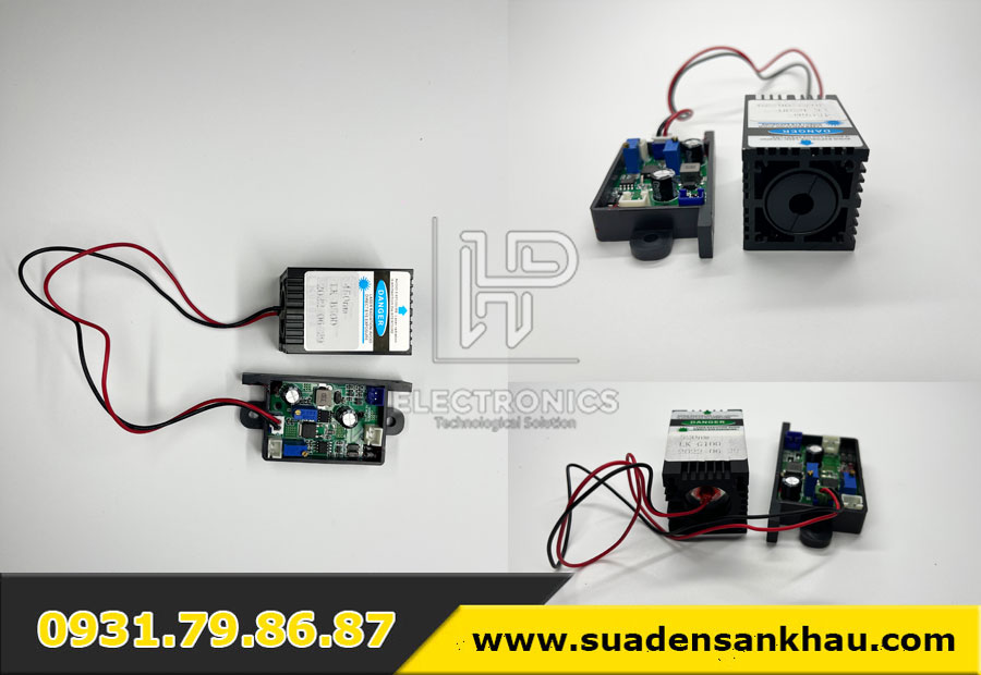 bóng đèn laser màu xanh blue 500mw