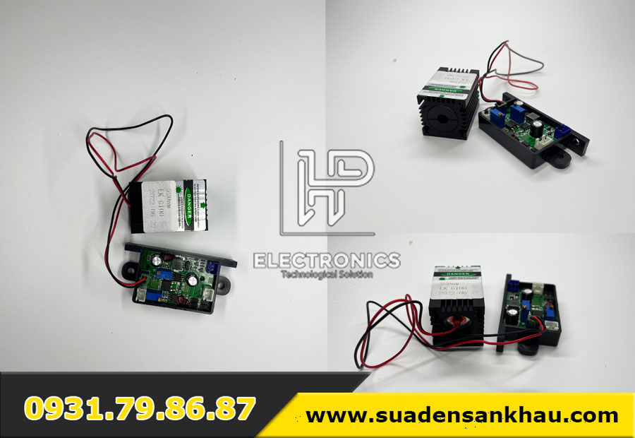 bóng đèn laser màu xanh green 100mw