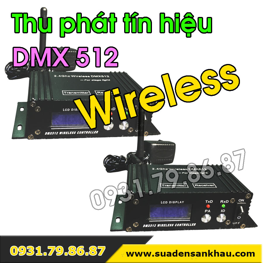 Bộ thu phát tín hiệu không dây DMX 512 