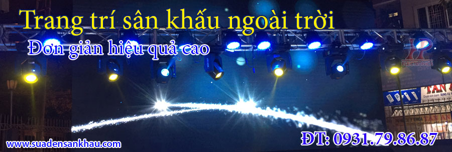 Những cách trang trí sân khấu ngoài trời đơn giản mà hiệu quả cao