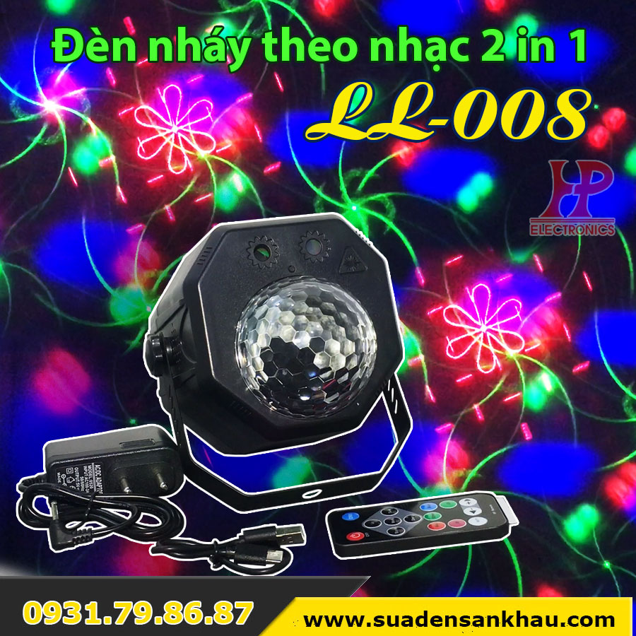 Đèn nháy theo nhạc mini LL-008